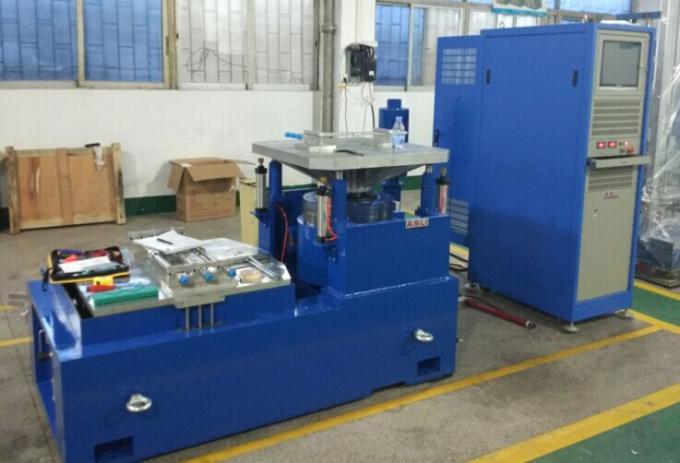 Electrodynamic vibration shaker system — complete assembly view