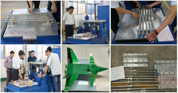 Εξοπλισμός δοκιμής επιτραπέζιας δόνησης ολίσθησης mil-STD 810F 500X500mm για το εργαστήριο 4