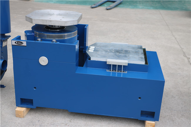 High frequency vibration tester — side view showing the armature and table assembly